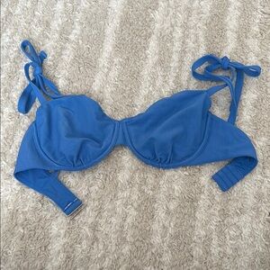 Blue Abercrombie Bikini Top
